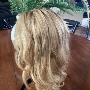Golden Blonde Curly Hair Wig